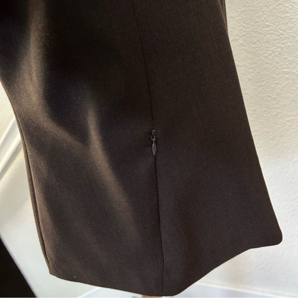 Women's Jones New York Brown Wool Jacket Suit Like New Sz 10 career fully lined - Picture 2 of 9